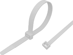 Стяжка пластиковая Rexant 87-0200 200x3.6мм (упак:100шт) нейлон внешний (-60/+85) белый