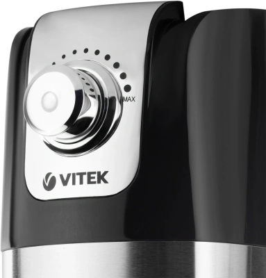 Кухонная машина Vitek VT-1434 планетар.вращ. 1000Вт черный/стальной
