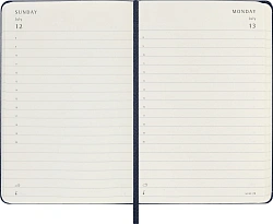 Ежедневник Moleskine CLASSIC Pocket 90x140мм 400стр. синий сапфир