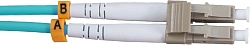 Патч-корд Cabeus FOP-50-LC-SC-5M 2x50/125 OM3 LC дуплекс-SC дуплекс 5м LSZH бирюзовый