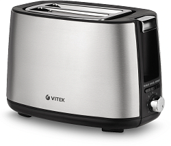 Тостер Vitek VT-7156 750Вт серебристый/черный