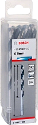 Набор сверл Bosch 2608577248 по металлу Д=8мм Дл=117мм (10пред.) для шуруповертов/дрелей