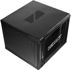 Шкаф коммутационный Rexant (04-0966-112) настенный 6U 400x542мм пер.дв.стекл серый