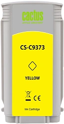 Картридж струйный Cactus CS-C9373 №72 фото желтый (130мл) для HP DJ T610/T620/T770/T1100/T1100/T1120/T1200 с чипом