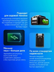 Батарея аккумуляторная Greenworks G24B4 24В 4Ач Li-Ion (2926807)