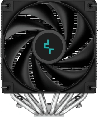 Устройство охлаждения(кулер) Deepcool AG620 Digital Soc-AM5/AM4/1151/1200/2066/1700 черный 4-pin 29.4dB Al+Cu LCD 260W 1370gr Ret (R-AG620-BKNDMN-G-1)