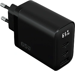 Сетевое зар./устр. Magssory ACH009 65W (PD3.0+PPS+QC4+AFC+FCP+SCP) универсальное черный