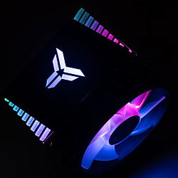 Устройство охлаждения(кулер) Jonsbo CR-1400 RGB белый 4-pin 20-30.5dB Al 130W 450gr Ret (CR-1400 COLOR WHITE)