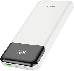 Мобильный аккумулятор Hoco J102 Cool figure 10000mAh QC3.0/PD3.0 20W 3A USB-A/USB-C белый (J102 COOL FIGURE WHITE)