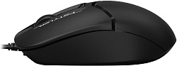 Мышь A4Tech Fstyler FM12ST черный оптическая 1200dpi silent USB для ноутбука 2but (FM12ST BLACK)