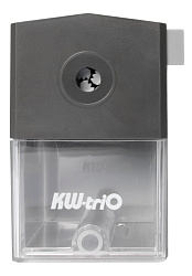Точилка для карандашей механическая Kw-Trio 305Agr 1 отверстие пластик серый