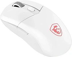 Мышь MSI Versa 300 W белый оптическая 26000dpi беспров. BT/Radio USB 6but (S12-4301620-CLA)
