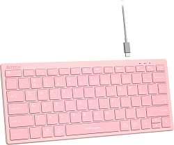 Клавиатура A4Tech Fstyler FBX51C розовый USB беспроводная BT/Radio slim Multimedia (FBX51C PINK)