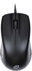 Мышь Оклик 185M черный оптическая 1200dpi USB для ноутбука 3but (945606)