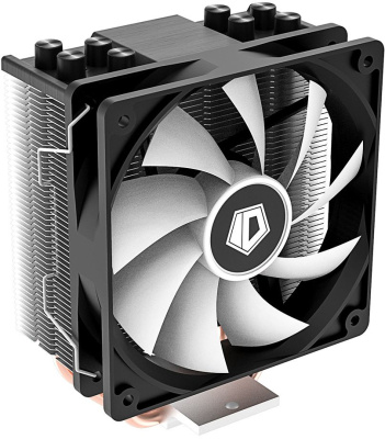 Устройство охлаждения(кулер) ID-Cooling SE-214-XT RGB Soc-AM5/AM4/1200/1700/1851 черный/белый 4-pin 16-27dB Al+Cu 180W 810gr Ret