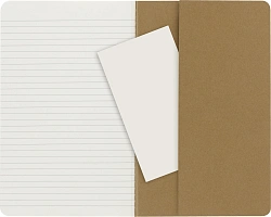 Блокнот Moleskine CAHIER JOURNAL QP416 Large 130х210мм обложка картон 80стр. линейка бежевый (3шт)