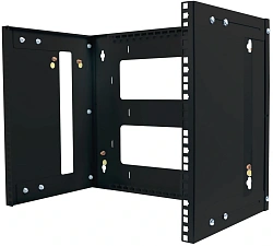 Кронштейн телекоммуникационный Cabeus NC-9U-BK настен. регул.глуб. 9U 19" 450мм нагр.:15кг черный