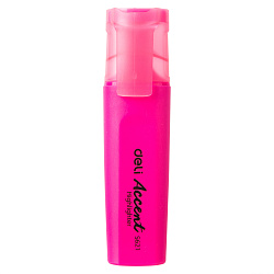 Набор текстовыделителей Deli Accent ES621PINK-P Delight скошенный пиш. наконечник 1-5мм розовый (10шт.)