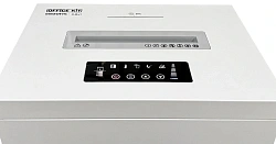 Шредер Office Kit S600HS 0,8х1 белый (секр.P-7) фрагменты 7лист. 57лтр. пл.карты CD