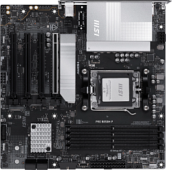 Материнская плата MSI PRO B850M-P Socket AM5 AMD B850 4xDDR5 mATX AC`97 8ch(7.1) 5Gigabit RAID+HDMI+DP