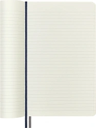 Блокнот Moleskine CLASSIC SOFT EXPENDED QP616EXPB20 Large 130х210мм 400стр. линейка мягкая обложка синий сапфир