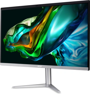 Моноблок Acer Aspire C24-1300 23.8" Full HD Ryzen 5 7520U (2.8) 8Gb SSD512Gb RGr CR Eshell GbitEth WiFi BT 65W клавиатура мышь Cam черный 1920x1080