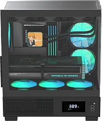 Корпус Formula Crystal E1 черный без БП ATX 5x120mm 3x140mm 2xUSB3.0 1xUSB3.1 audio bott PSU
