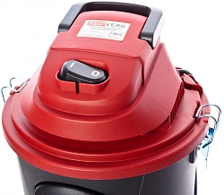 Строительный пылесос RedVerg RD-VC1000-15P 1200Вт (уборка: сухая/сбор воды) черный