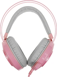Наушники с микрофоном A4Tech Bloody G521 розовый 2.3м мониторные USB оголовье (G521 ( PINK ))