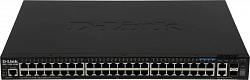 Коммутатор D-Link DGS-1520-52MP/A1A (L3) 48x1Гбит/с 2x10Гбит/с 4x2.5Гбит/с 2SFP+ 48PoE+ 370W управляемый