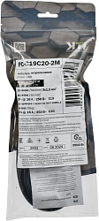 Шнур питания ITK PC-C19C20-2M C19-C20 проводник.:3x1.5мм2 2м 230В 10А черный