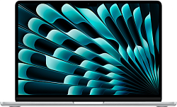 Ноутбук Apple MacBook Air A3113 M3 8 core 16Gb SSD256Gb/8 core GPU 13.6" Liquid Retina (2560x1664) macOS silver WiFi BT Cam (MC8H4LL/A)