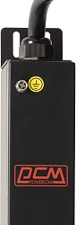 Блок распределения питания Powercom PDU-32AVMS24-18C3-6C9-3P верт.размещ. 18xC13 6xC19 с сетевым мониторингом 3x32A EN 60309 2м