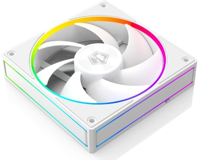 Вентилятор для корпуса ID-Cooling AF-127 ARGB 120х120x27 белый 4-pin 30дБ (AF-127-ARGB-W) Ret