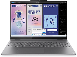 Ноутбук Lenovo Yoga 7 16ILL10 Core Ultra 7 256V 16Gb SSD1Tb Intel Arc 140V 16" OLED Touch 2.8K (2880x1800) без ОС grey WiFi BT Cam (83JT0028RK)