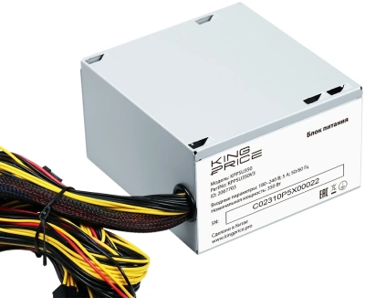 Блок питания KingPrice ATX 350W KPPSU350 (20+4pin) 120mm fan 2xSATA