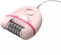 Эпилятор Philips BRE285/00 скор.:2 насад.:5 от электр.сети розовый/розовый