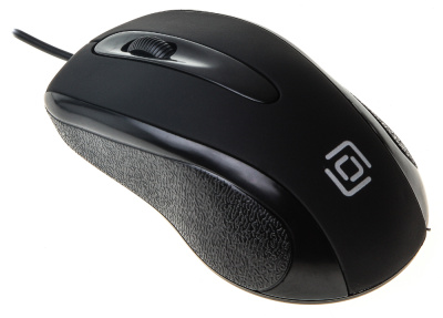Мышь Оклик 295M черный оптическая 1600dpi USB 3but (412847)