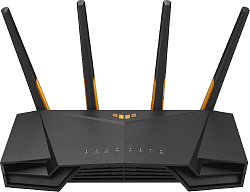Роутер беспроводной Asus TUF-AX4200 AX4200 10/100/1000/2500BASE-TX/4G ready черный