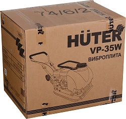 Виброплита Huter VP-35W 4870Вт 6.5л.с. бензиновый желтый (74/6/2)