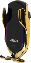 Держатель Wiiix Melior CW-63V-G магнитный беспров.з/у. золотистый для смартфонов (CW-63V-G)