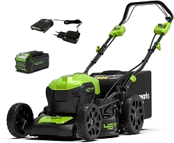 Газонокосилка роторная Greenworks GD40LM46SPK5 (2506807UG)