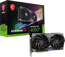 Видеокарта MSI PCI-E 4.0 RTX 4060TI GAMING X 8G NVIDIA GeForce RTX 4060TI 8Gb 128bit GDDR6 2640/18000 HDMIx1 DPx3 HDCP Ret