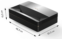 Проектор Cactus CS-U1.SG DLP 1700Lm ANSI (3840x2160) 800000:1 ресурс лампы:25000часов 2xUSB typeA 2xHDMI 9.7кг