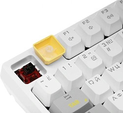 Клавиатура A4Tech Bloody S87 Energy механическая белый USB for gamer LED (S87 USB ENERGY WHITE) кабель 1.8м