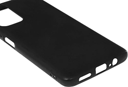 Чехол (клип-кейс) BoraSCO для Xiaomi Poco M4 Pro Silicone Case черный (матовый) (70106)
