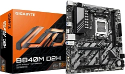 Материнская плата Gigabyte B840M D2H Socket AM5 AMD B840 2xDDR5 mATX AC`97 8ch(7.1) 2.5Gg RAID+HDMI