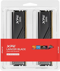 Память DDR5 2x16GB 6000MHz A-Data AX5U6000C3416G-DTLABRBK XPG Lancer Blade RGB RTL Gaming PC5-48000 CL34 DIMM ECC 288-pin 1.35В kit dual rank с радиатором Ret