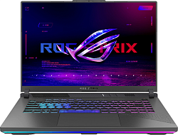 Ноутбук Asus ROG Strix G16 G614PR-RV027 Ryzen 9 8940HX 16Gb SSD1Tb NVIDIA GeForce RTX5070Ti 12Gb 16" IPS WUXGA (1920x1200) без ОС grey WiFi BT Cam (90NR0NJ7-M001J0)