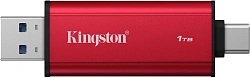 Накопитель SSD Kingston USB3.2 Gen2 1TB SPSD/1TB красный